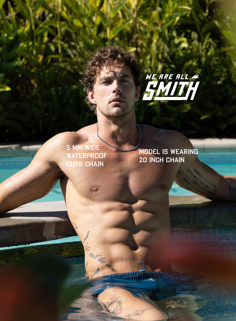 Christian Hogue models We Are All Smith Jewelry