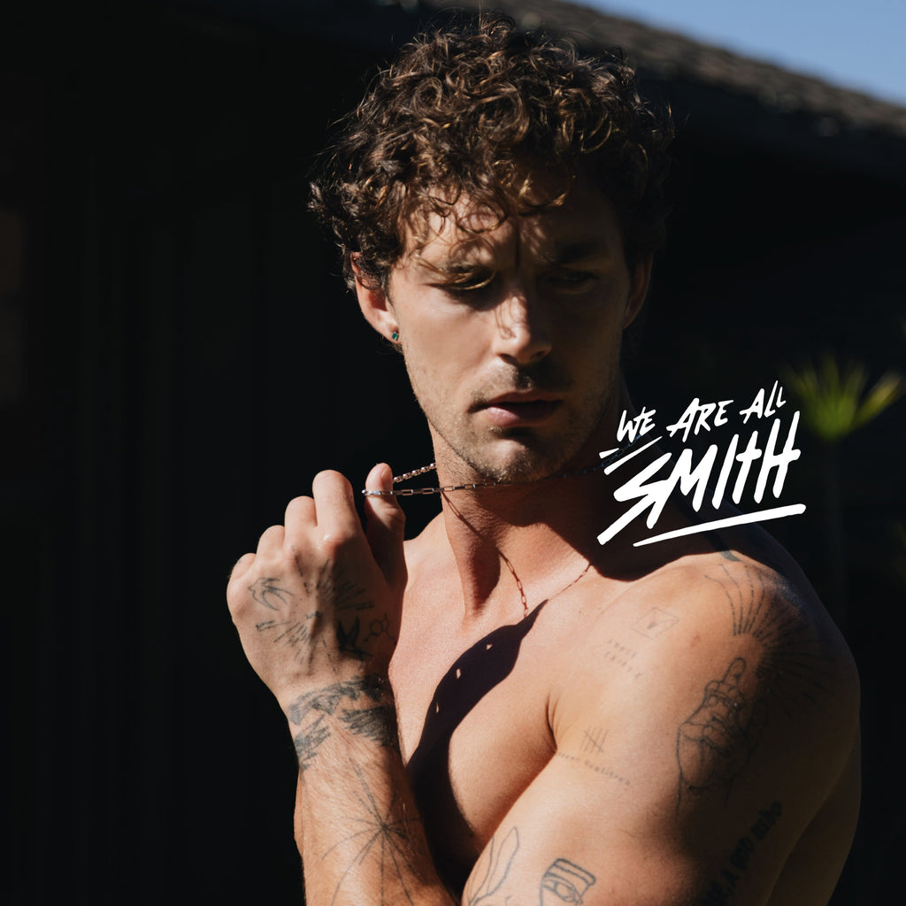 Male model Christian Hogue wearing Jewelry for Men Necklace by We Are All Smith