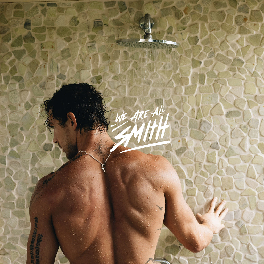 Male model Christian Hogue wearing Jewelry for Men Necklace by We Are All Smith