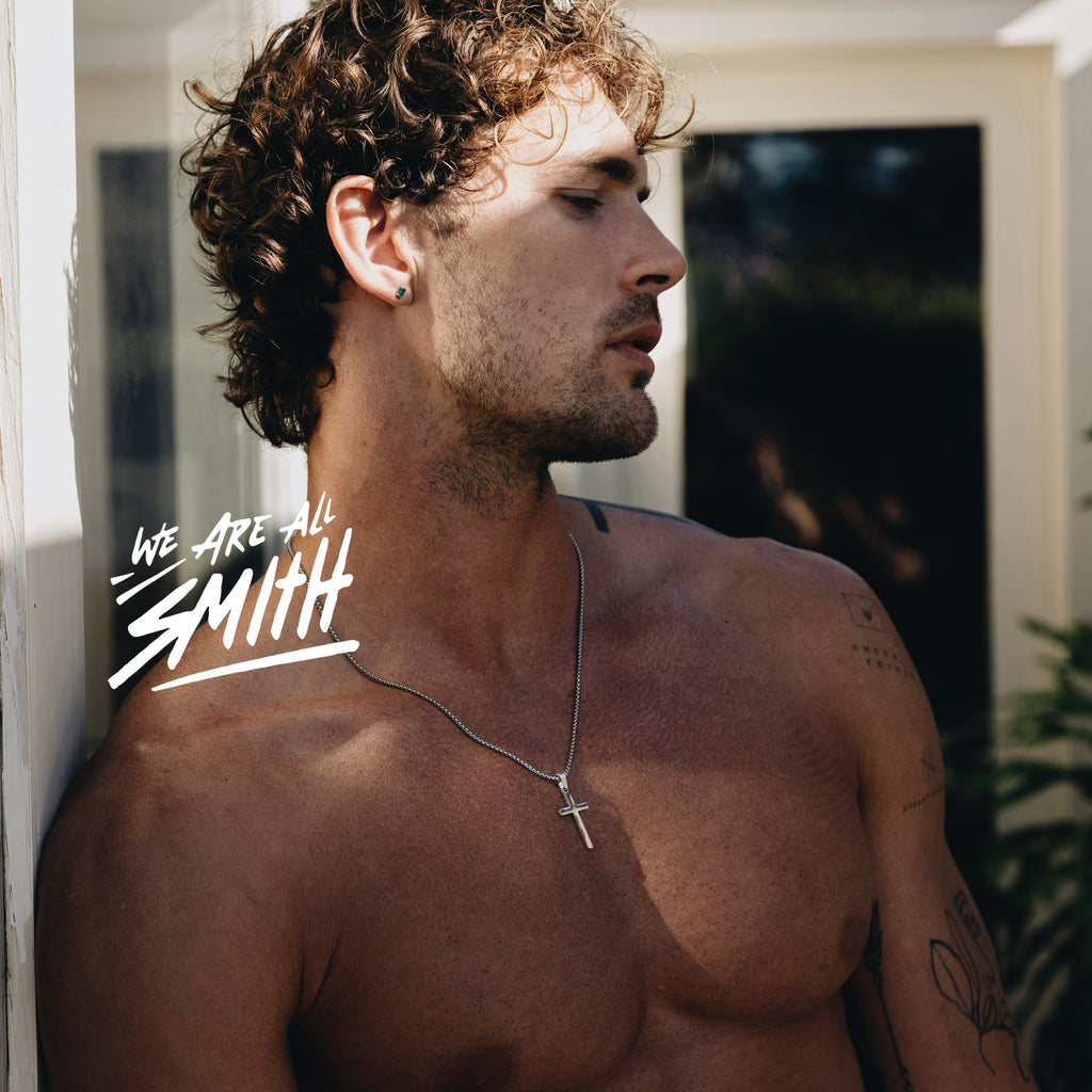 Christian Hoguel models Waterproof Men's Jewelry by We Are All Smith