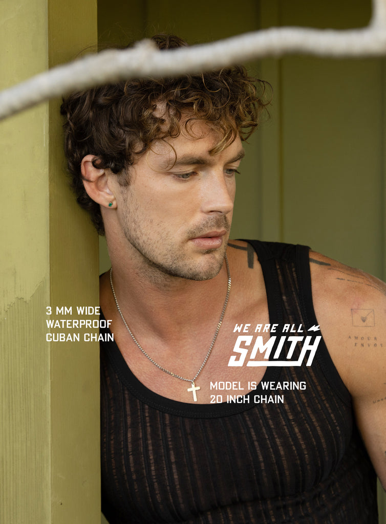 Christian Hogue modeling Men's Jewelry We Are All Smith