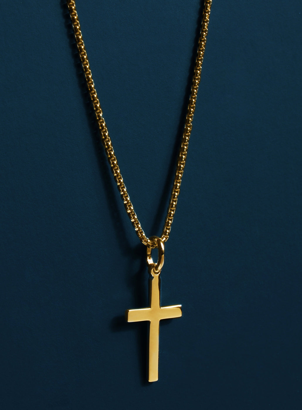 14k Gold Filled and Vermeil Gold Cross Necklace for Men — WE ARE ALL ...