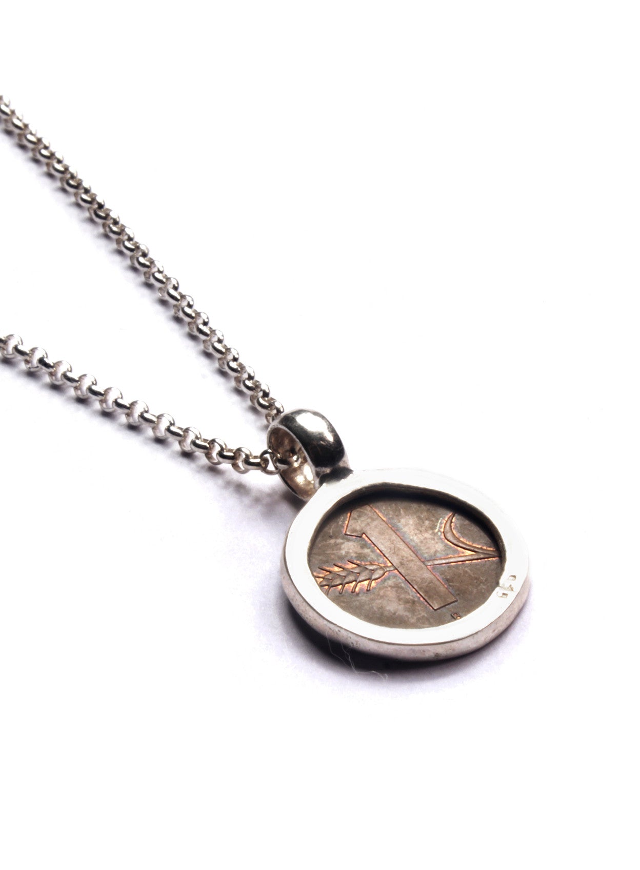 Antique Coin Necklace: Switzerland