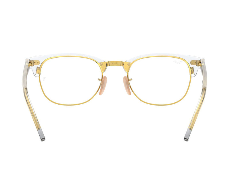 transparent clubmaster eyeglasses