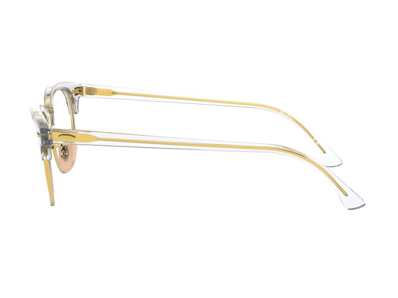 transparent clubmaster eyeglasses