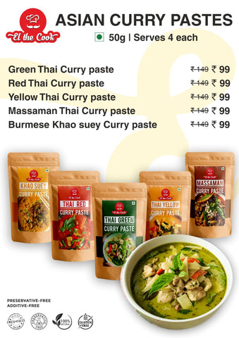 el the cook asian curry pastes