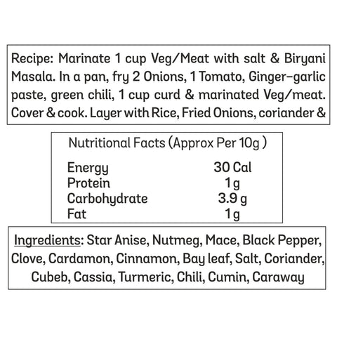 biryani masala el the cook