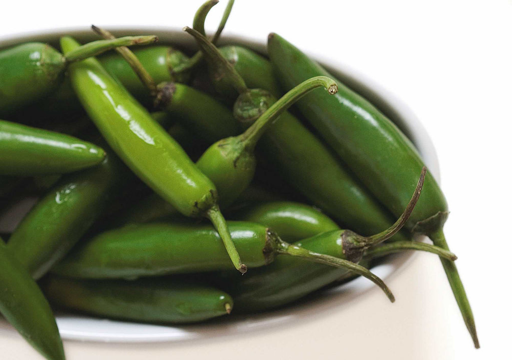 Green Chilies used in EltheCook Readymade Tadka (Tempered SPice blends). Shipping worldwide