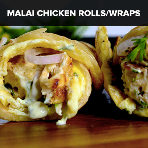 malai tikka roll el the cook