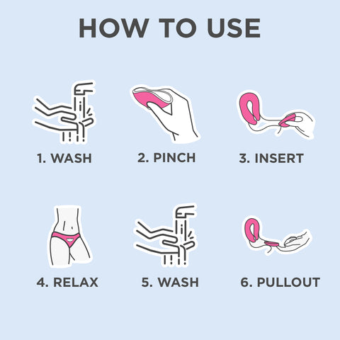 how to insert menstrual disc
