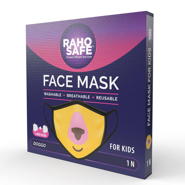 Doggo Face Mask for Kids (1N) - Pee Safe