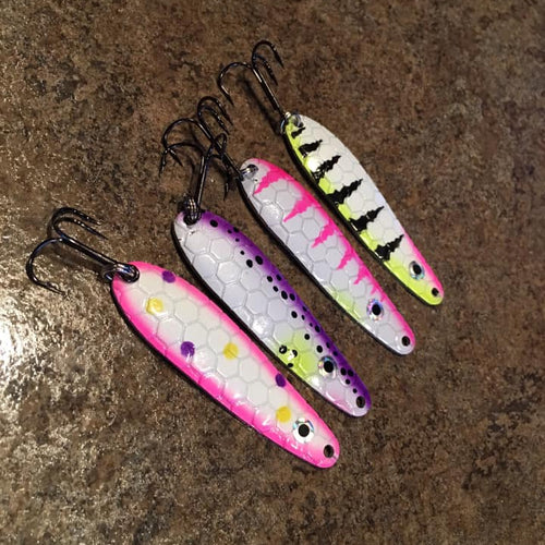 Custom Painted Walleye Tackle - Crankbaits, Spoons