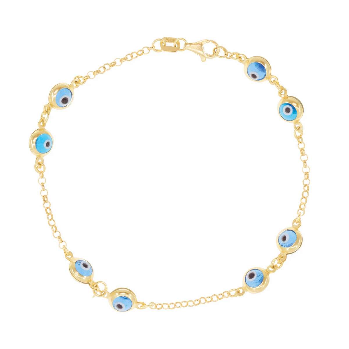 Blue Eyes Bracelet (14K Gold) – RAGEN