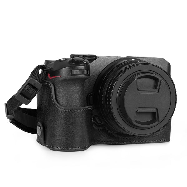 MegaGear Nikon Z fc Ever Ready Genuine Leather Camera Half Case 