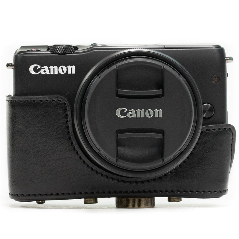 Megagear Canon Eos M10 Ever Ready Leather Camera Case With Strap Megagear Store