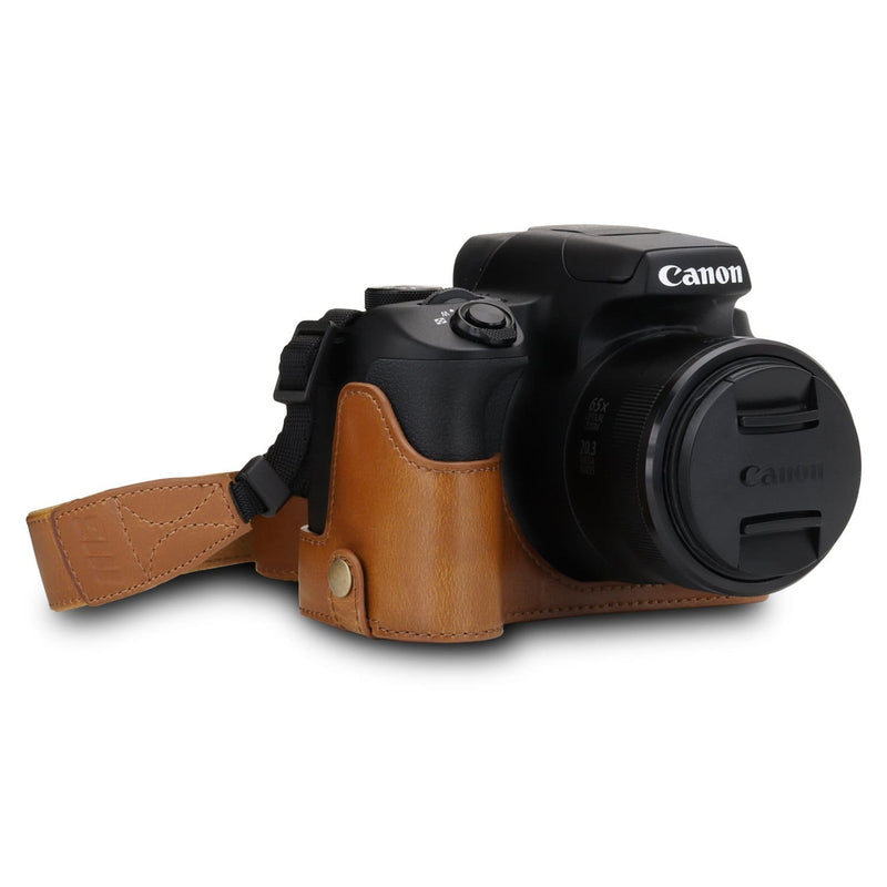 MegaGear Canon SX70 HS Ever Ready Leather Camera Case – MegaGear Store