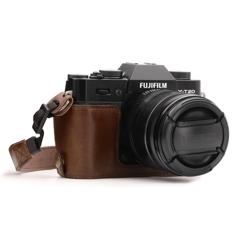 Justitie zuiden opgraven MegaGear Fujifilm X-T30 X-T20 X-T10 Ever Ready Leather Camera Half –  MegaGear Store