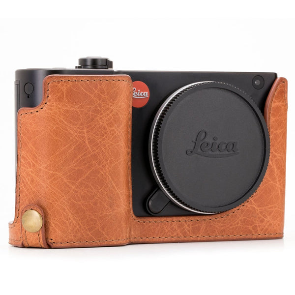  Gariz Genuine Leather HG-DLUXBK Camera Metal Half Case for Leica  DLUX D-LUX7 (Typ 109), Black : Electronics