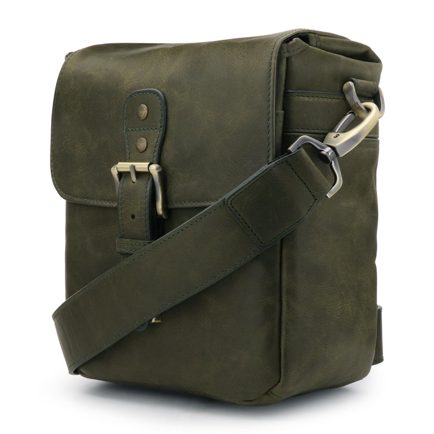 MegaGear Torres Mini Top Grain Leather Camera Messenger Bag for ...