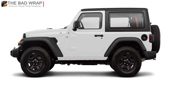 2018 Jeep Wrangler (JL) Sport (2-Door) 3017 – BadWrap