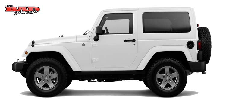 2012 Jeep Wrangler (JK) Rubicon (painted fenders & roof) SUV 1353 – BadWrap