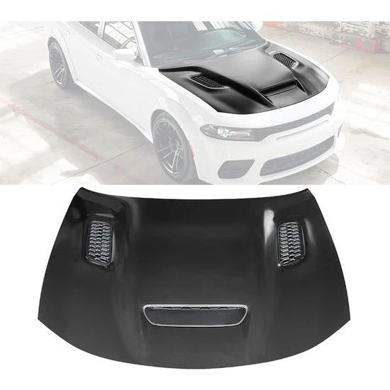 2015-2022 Dodge Charger Black SRT Redeye Widebody Style Hood Aluminum – NP  Motorsports