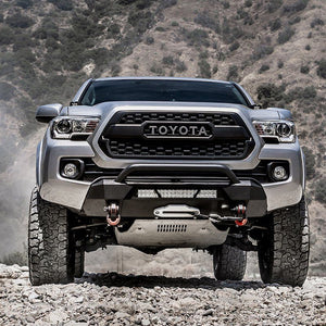 2016-2023 Toyota Tacoma | Body Armor 4x4 HiLine Front Winch Bumper T – Motorsports