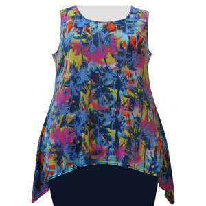 plus size hawaiian tank tops