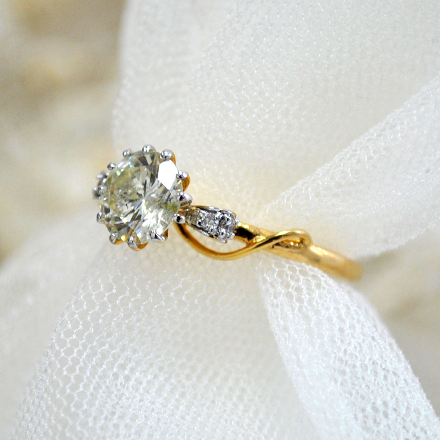 engagement ring 14k gold