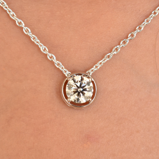 diamond moissanite chain only necklaces