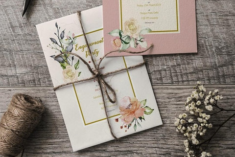 If you are having your wedding invitations in a more old-fashioned way, then this one is really for you. After finalizing your wedding invitation, get your rolls of rattail cord. 