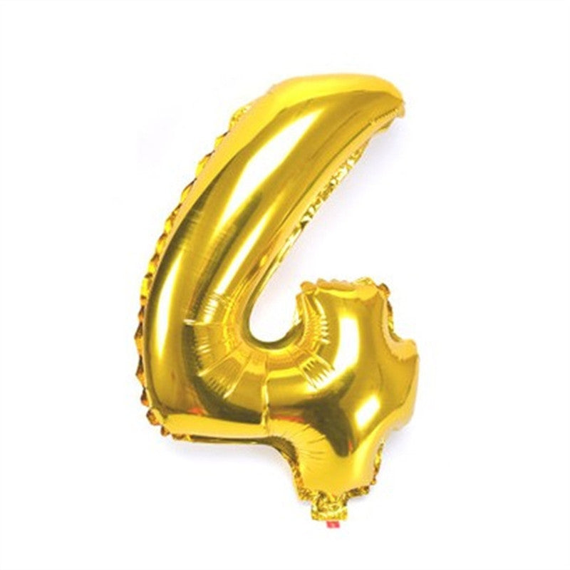 helium birthday number balloons
