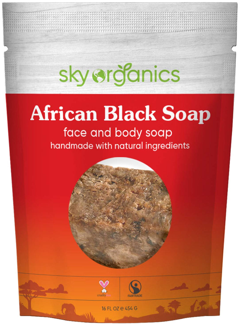 zakdoek hoogtepunt Encommium African Black Soap Bar by Sky Organics (16oz) Raw Black Soap Face & Bo –  Splashebrands