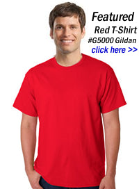 red full t shirt