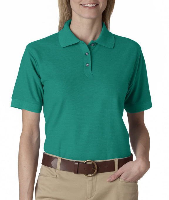 UltraClub Ladies' Classic Piqué Polo XS CARDINAL at  Women's Clothing  store