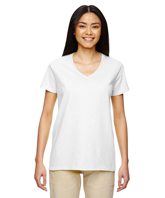 Women's Cotton V Neck Shirts | Gildan G500VL Short Sleeve | Wholesale —  JonesTshirts