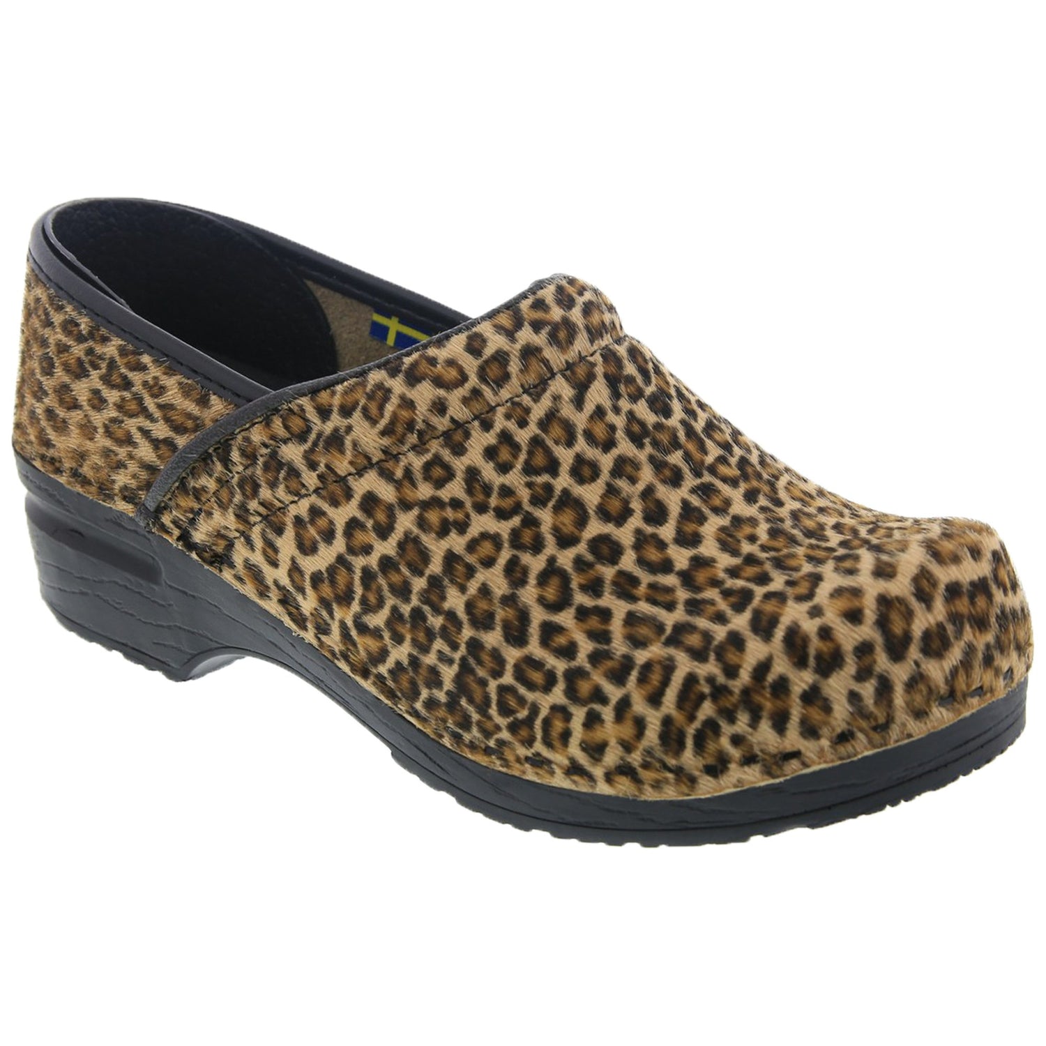 PROFESSIONAL Safari Collection Leather Clogs in Leopard – BJÖRK Swedish ...