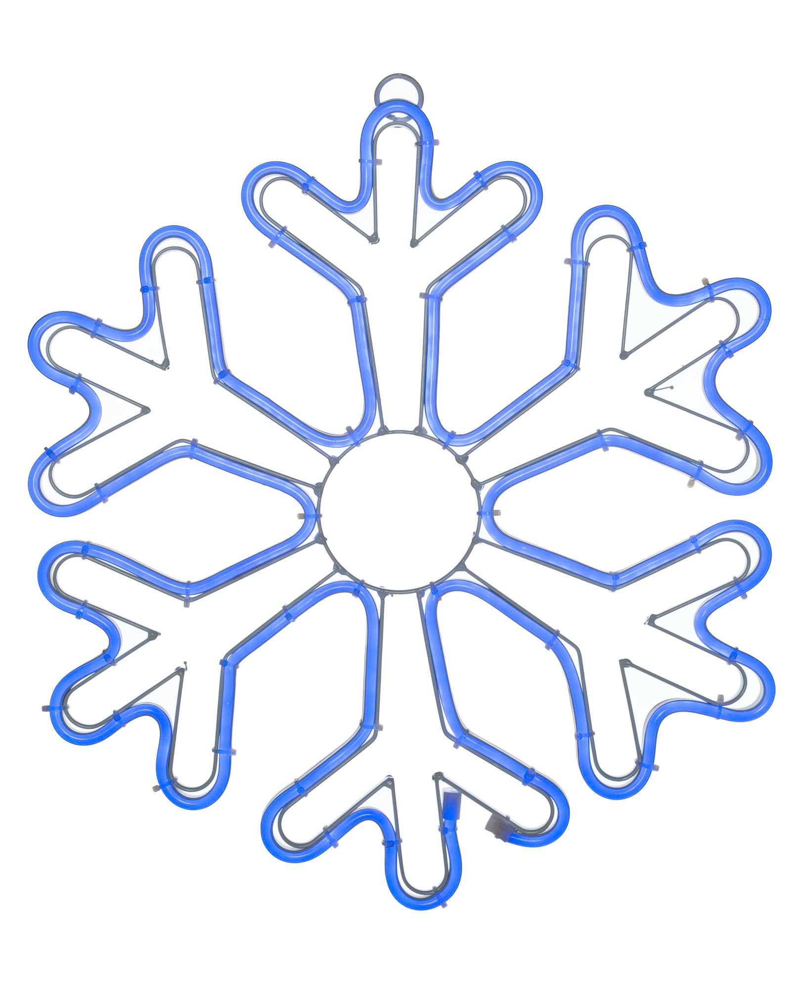 neon rope snowflake