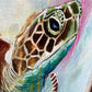 Sea Turtle Wall Decor, Sea Turtle Art on Canvas, Sea Turtle Canvas Wall Art, Beach House Wall Art, Beach Room Decor