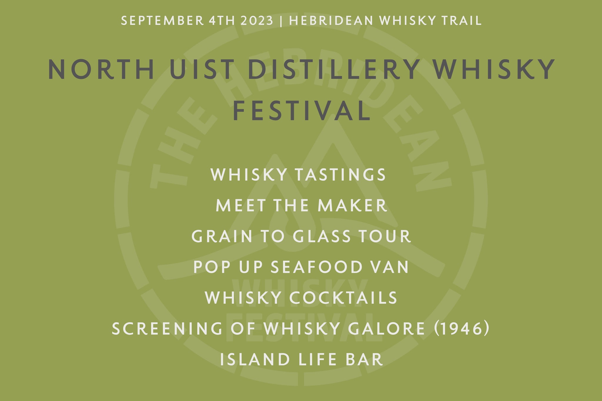 North uist Distillery Hebridean Whisky Festival