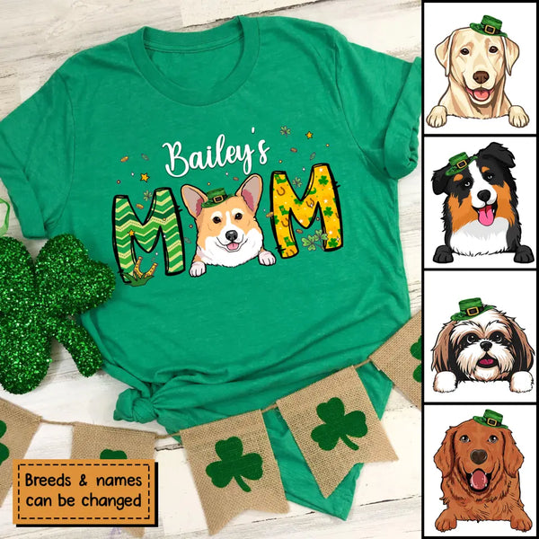 Mother Day Personalized Dog Breeds T-shirt, Gifts For Dog Moms, To The