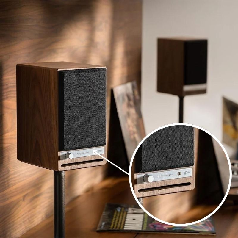 Audioengine HD4 Active Bookshelf Speakers with Headphone Output