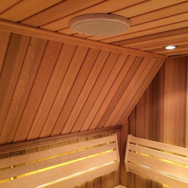 Apart CMAR5 Ceiling Speakers Installed In A Home Sauna