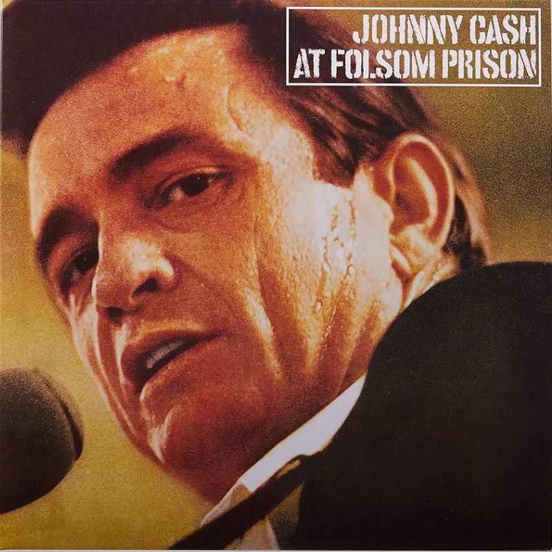 "At Folsom Prison" by Johnny Cash Vinyl Cover Art