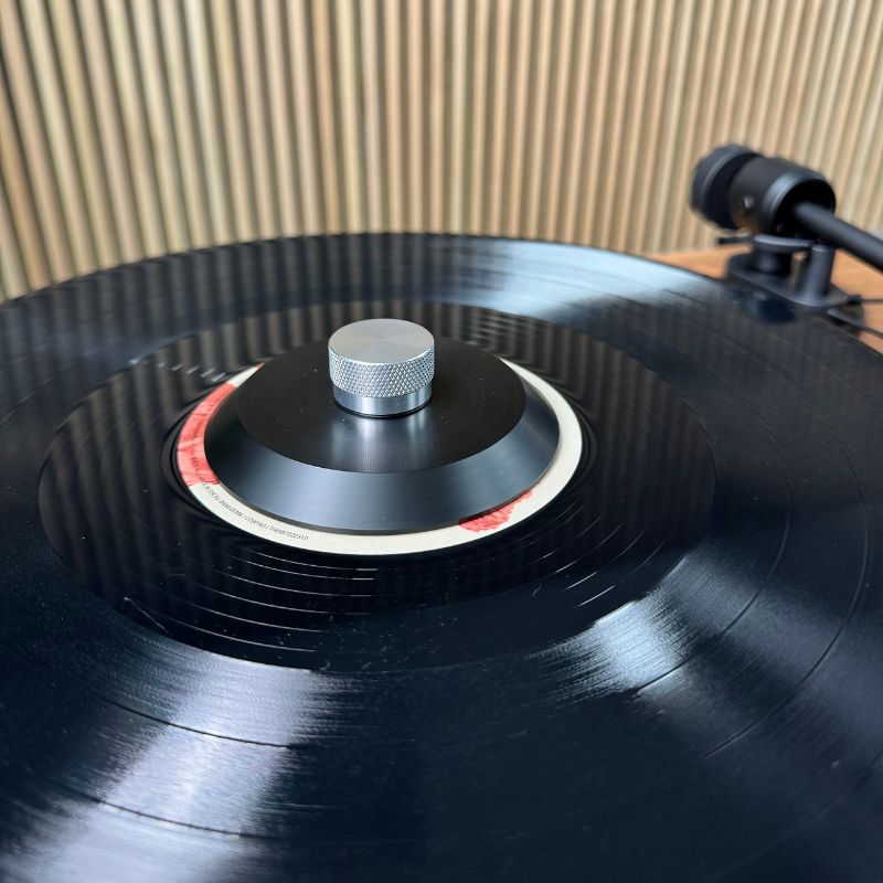 Record Clamp On Vinyl Record