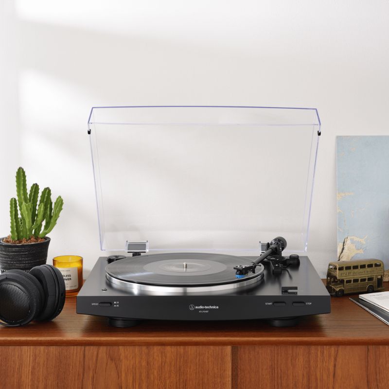 Audio-Technica LP3XBT Turntable On Sideboard