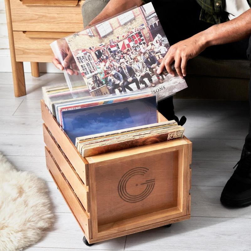 Vinyl Record Storage Crates & Boxes