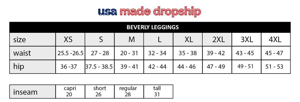 Sizing Chart – NV Beverly Hills