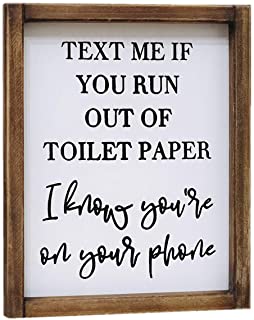 Funny phrase in a wooden frame