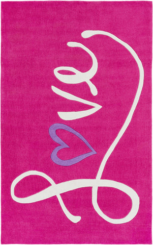 Leary Kids Bright Pink Area Rug